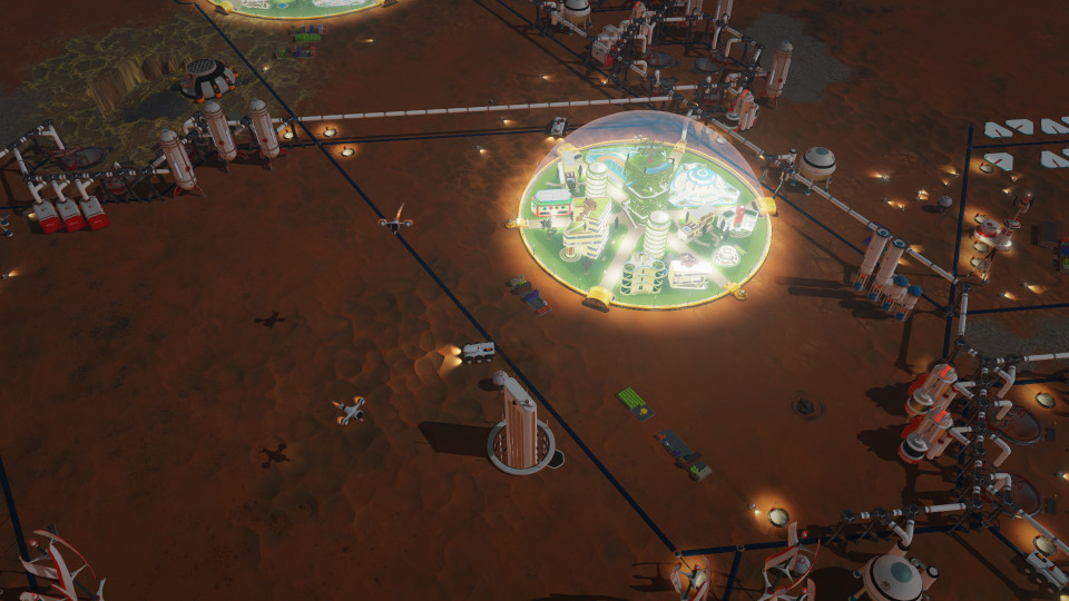 Surviving mars stellaris dome set описание